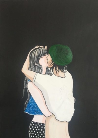 “It Never Ends(Green) image” illustrated by kahoko