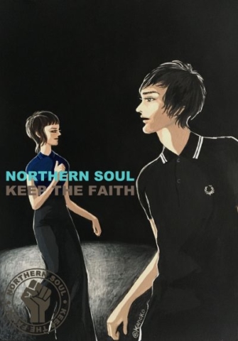 "NORTHERN SOUL image Ver2" illustrated by kahoko